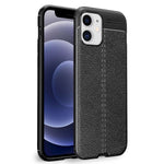 NALIA Leder-Optik Silikon Case für iPhone 12 Mini – Griffig & Matt – BARRON Handyhülle (Anti-Fingerprint, Stoßfest & Robust) – Marke aus Berlin Namma Markt