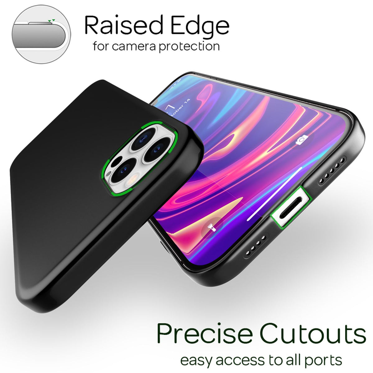 NALIA Ultra Slim Hardcase für iPhone 12 Pro Max – Anti-Fingerabdruck & 0.5mm Dünn – PUREFIT (Matt & Leicht) – Marke aus Berlin