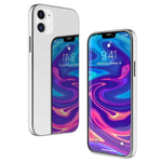 NALIA Spiegelhülle für iPhone 12 / 12 Pro – Echtes Glas (9H Spiegel & Robust) – RAYN (Premium Hardcase & Silikon Bumper) – Marke aus Berlin