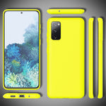 NALIA Neon Silikonhülle für Samsung Galaxy S20 FE – Soft-Touch & Signal-Neon – NEONSHOCK (Matte Schutzhülle) – Marke aus Berlin
