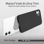 NALIA Ultra Slim Hardcase für iPhone 12 Mini – Matt-Transparent & 0.3mm Dünn – PHANTOM (Dünnes Cover & Kamera-Vollschutz) – Marke aus Berlin