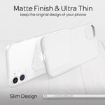 NALIA Ultra Slim Hardcase für iPhone 12 Mini – Matt-Transparent & 0.3mm Dünn – PHANTOM (Dünnes Cover & Kamera-Vollschutz) – Marke aus Berlin