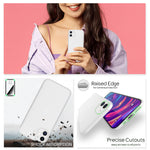 NALIA Ultra Slim Hardcase für iPhone 12 Mini – Matt-Transparent & 0.3mm Dünn – PHANTOM (Dünnes Cover & Kamera-Vollschutz) – Marke aus Berlin