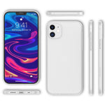 NALIA Ultra Slim Hardcase für iPhone 12 Mini – Matt-Transparent & 0.3mm Dünn – PHANTOM (Dünnes Cover & Kamera-Vollschutz) – Marke aus Berlin