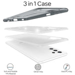 NALIA Glitzerhülle für Samsung Galaxy A32 5G – Funkelnder Glitzer-Look & Grip – SHINEPOP (Silikon Case) – Marke aus Berlin