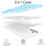 NALIA Glitzerhülle für Samsung Galaxy A32 5G – Funkelnder Glitzer-Look & Grip – SHINEPOP (Silikon Case) – Marke aus Berlin