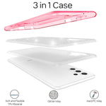 NALIA Glitzerhülle für Samsung Galaxy A32 5G – Funkelnder Glitzer-Look & Grip – SHINEPOP (Silikon Case) – Marke aus Berlin