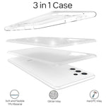 NALIA Glitzerhülle für Samsung Galaxy A32 5G – Funkelnder Glitzer-Look & Grip – SHINEPOP (Silikon Case) – Marke aus Berlin