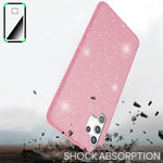 NALIA Glitzerhülle für Samsung Galaxy A32 5G – Funkelnder Glitzer-Look & Grip – SHINEPOP (Silikon Case) – Marke aus Berlin