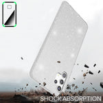 NALIA Glitzerhülle für Samsung Galaxy A32 5G – Funkelnder Glitzer-Look & Grip – SHINEPOP (Silikon Case) – Marke aus Berlin