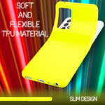 NALIA Neon Silikonhülle für Samsung Galaxy A72 – Soft-Touch & Signal-Neon – NEONSHOCK (Matte Schutzhülle) – Marke aus Berlin