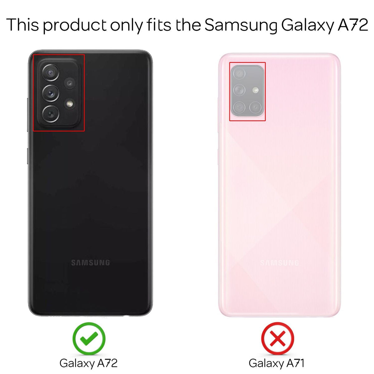 NALIA Neon Silikonhülle für Samsung Galaxy A72 – Soft-Touch & Signal-Neon – NEONSHOCK (Matte Schutzhülle) – Marke aus Berlin