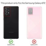 NALIA Neon Silikonhülle für Samsung Galaxy A72 – Soft-Touch & Signal-Neon – NEONSHOCK (Matte Schutzhülle) – Marke aus Berlin