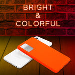 NALIA Neon Silikonhülle für Samsung Galaxy A72 – Soft-Touch & Signal-Neon – NEONSHOCK (Matte Schutzhülle) – Marke aus Berlin