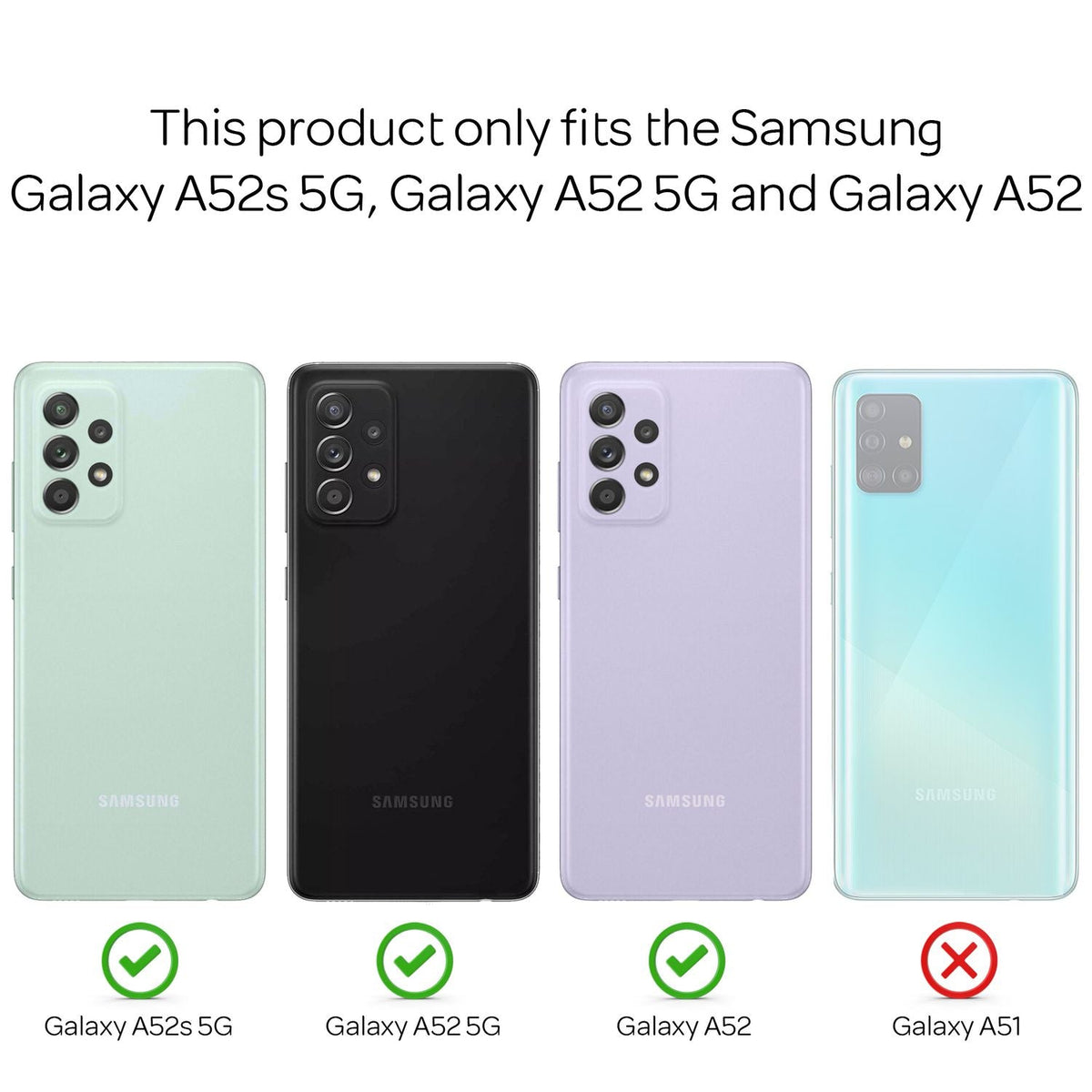 NALIA Panzerhülle für Samsung Galaxy A52 / A52 5G / A52s 5G – Ring-Ständer 360° & Magnet-Halterung Kompatibel – RINGDEFEND (Stoßfestes Outdoor Case) – Marke aus Berlin