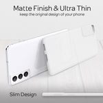 NALIA Ultra Slim Hardcase für Samsung Galaxy S21 Plus – Matt & 0.3mm Dünn – PHANTOM (Dünnes Cover & Kamera-Vollschutz) – Marke aus Berlin