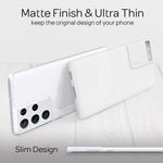 NALIA Ultra Slim Hardcase für Samsung Galaxy S21 Ultra – Matt & 0.3mm Dünn – PHANTOM (Dünnes Cover & Kamera-Vollschutz) – Marke aus Berlin