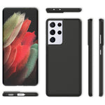 NALIA Ultra Slim Hardcase für Samsung Galaxy S21 Ultra – Matt & 0.3mm Dünn – PHANTOM (Dünnes Cover & Kamera-Vollschutz) – Marke aus Berlin