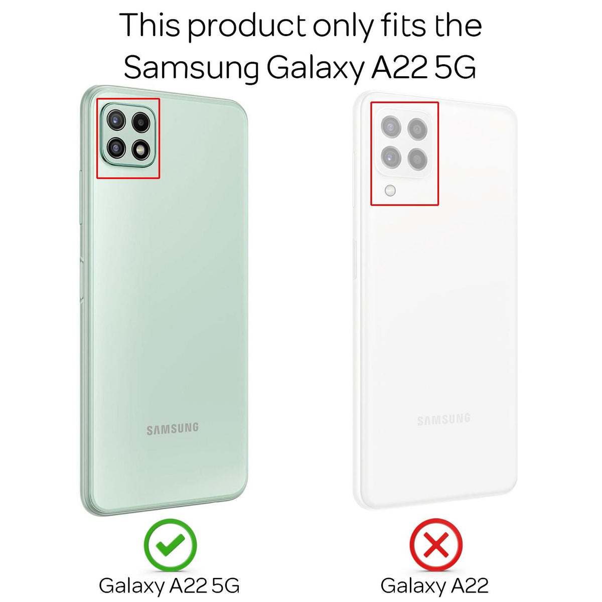 NALIA Panzerhülle für Samsung Galaxy A22 5G – Ring-Ständer 360° & Magnet-Halterung Kompatibel – RINGDEFEND (Stoßfestes Outdoor Case) – Marke aus Berlin