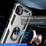 NALIA Panzerhülle für Samsung Galaxy A22 5G – Ring-Ständer 360° & Magnet-Halterung Kompatibel – RINGDEFEND (Stoßfestes Outdoor Case) – Marke aus Berlin