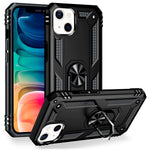 NALIA Panzerhülle für iPhone 13 – Ring-Ständer 360° & Magnet-Halterung Kompatibel – RINGDEFEND (Stoßfestes Outdoor Case) – Marke aus Berlin