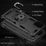NALIA Panzerhülle für iPhone 13 – Ring-Ständer 360° & Magnet-Halterung Kompatibel – RINGDEFEND (Stoßfestes Outdoor Case) – Marke aus Berlin