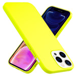 NALIA Neon Silikonhülle für iPhone 13 Pro Max – Soft-Touch & Signal-Neon – NEONSHOCK (Matte Schutzhülle) – Marke aus Berlin