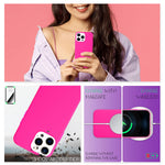 NALIA Neon Silikonhülle für iPhone 13 Pro Max – Soft-Touch & Signal-Neon – NEONSHOCK (Matte Schutzhülle) – Marke aus Berlin
