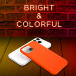 NALIA Neon Silikonhülle für iPhone 13 Pro Max – Soft-Touch & Signal-Neon – NEONSHOCK (Matte Schutzhülle) – Marke aus Berlin