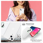 NALIA Ultra Slim Hardcase für iPhone 13 Mini – Matt-Transparent & 0.3mm Dünn – PHANTOM (Dünnes Cover & Kamera-Vollschutz) – Marke aus Berlin