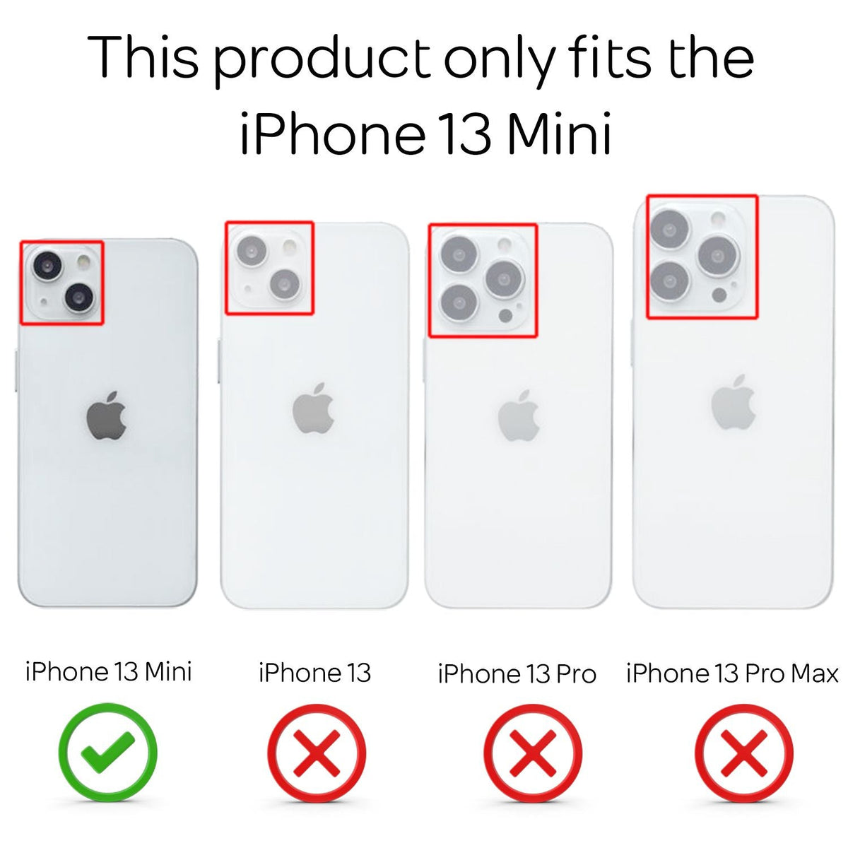 NALIA Ultra Slim Hardcase für iPhone 13 Mini – Matt-Transparent & 0.3mm Dünn – PHANTOM (Dünnes Cover & Kamera-Vollschutz) – Marke aus Berlin