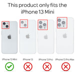 NALIA Ultra Slim Hardcase für iPhone 13 Mini – Matt-Transparent & 0.3mm Dünn – PHANTOM (Dünnes Cover & Kamera-Vollschutz) – Marke aus Berlin