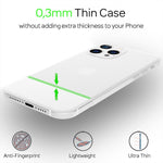 NALIA Ultra Slim Hardcase für iPhone 13 Pro Max – Matt-Transparent & 0.3mm Dünn – PHANTOM (Dünnes Cover & Kamera-Vollschutz) – Marke aus Berlin