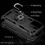NALIA Panzerhülle für iPhone 13 Pro – Ring-Ständer 360° & Magnet-Halterung Kompatibel – RINGDEFEND (Stoßfestes Outdoor Case) – Marke aus Berlin