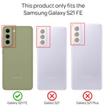 NALIA Glitzerhülle für Samsung Galaxy S21 FE – Funkelnder Glitzer-Look & Grip – SHINEPOP (Silikon Case) – Marke aus Berlin