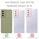 NALIA Neon Silikonhülle für Samsung Galaxy S21 FE – Soft-Touch & Signal-Neon – NEONSHOCK (Matte Schutzhülle) – Marke aus Berlin