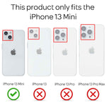 NALIA Glitzerhülle für iPhone 13 Mini – Funkelnder Glitzer-Look & Grip – SHINEPOP (Silikon Case) – Marke aus Berlin