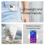 NALIA Spiegel Hartglas Case kompatibel mit iPhone 13 Pro Max Hülle, Klarer Spiegeleffekt Mirror Hardcase Robust 9H Tempered Glass & Silikon Bumper, Dünne Schutzhülle Glashülle Handyhülle - Silber