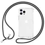NALIA Handykette für iPhone 13 Pro – Transparentes Hybrid-Case & Band – HANGIT PRO (Anti-Gelb Rückseite & Verstellbar) – Marke aus Berlin