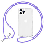 NALIA Handykette für iPhone 13 Pro – Transparentes Hybrid-Case & Band – HANGIT PRO (Anti-Gelb Rückseite & Verstellbar) – Marke aus Berlin