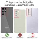 NALIA Glitzerhülle für Samsung Galaxy S22 Ultra – Funkelndes Silikon Case – DAZZLIN (Transparent & Stoßfest) – Marke aus Berlin