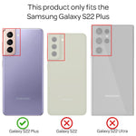 NALIA Transparente Glashülle für Samsung Galaxy S22 Plus – Holografischer Prisma-Effekt (Regenbogen Schimmer) – 9H Hartglas & Anti-Gelb – AURORA – Marke aus Berlin