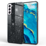 NALIA Glitzerhülle für Samsung Galaxy S22 – Funkelnder Glitzer-Look & Grip – SHINEPOP (Silikon Case) – Marke aus Berlin Namma Markt