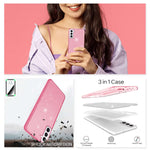NALIA Glitzerhülle für Samsung Galaxy S22 – Funkelnder Glitzer-Look & Grip – SHINEPOP (Silikon Case) – Marke aus Berlin Namma Markt