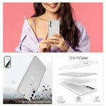 NALIA Glitzerhülle für Samsung Galaxy S22 – Funkelnder Glitzer-Look & Grip – SHINEPOP (Silikon Case) – Marke aus Berlin Namma Markt