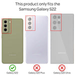 NALIA Glitzerhülle für Samsung Galaxy S22 – Funkelnder Glitzer-Look & Grip – SHINEPOP (Silikon Case) – Marke aus Berlin Namma Markt