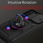 NALIA Military-Style Ringhülle kompatibel mit Samsung Galaxy S21 Hülle, Extrem Schützend mit Display-Rahmen & Kamera-Abdeckung, 360° Ring für Standfunktion & KFZ-Halterung, Hardcase