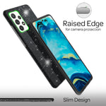 NALIA Glitzerhülle für Samsung Galaxy A33 – Funkelnder Glitzer-Look & Grip – SHINEPOP (Silikon Case) – Marke aus Berlin