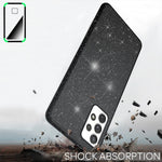 NALIA Glitzerhülle für Samsung Galaxy A33 – Funkelnder Glitzer-Look & Grip – SHINEPOP (Silikon Case) – Marke aus Berlin
