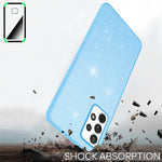 NALIA Glitzerhülle für Samsung Galaxy A33 – Funkelnder Glitzer-Look & Grip – SHINEPOP (Silikon Case) – Marke aus Berlin